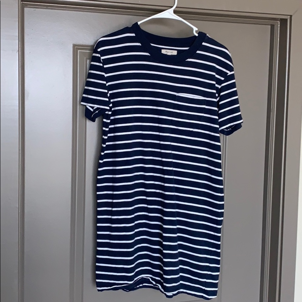 Madewell Striped T-Shirt Dress